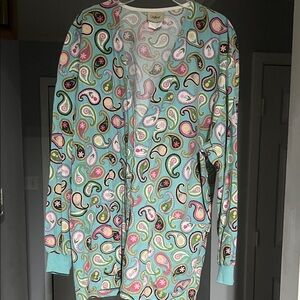 Tafford Multicolor Paisley Print  Women's Sceub Jacket
